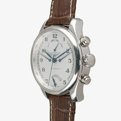 Longines Master Collection Retrograde Silver Dial 41mm