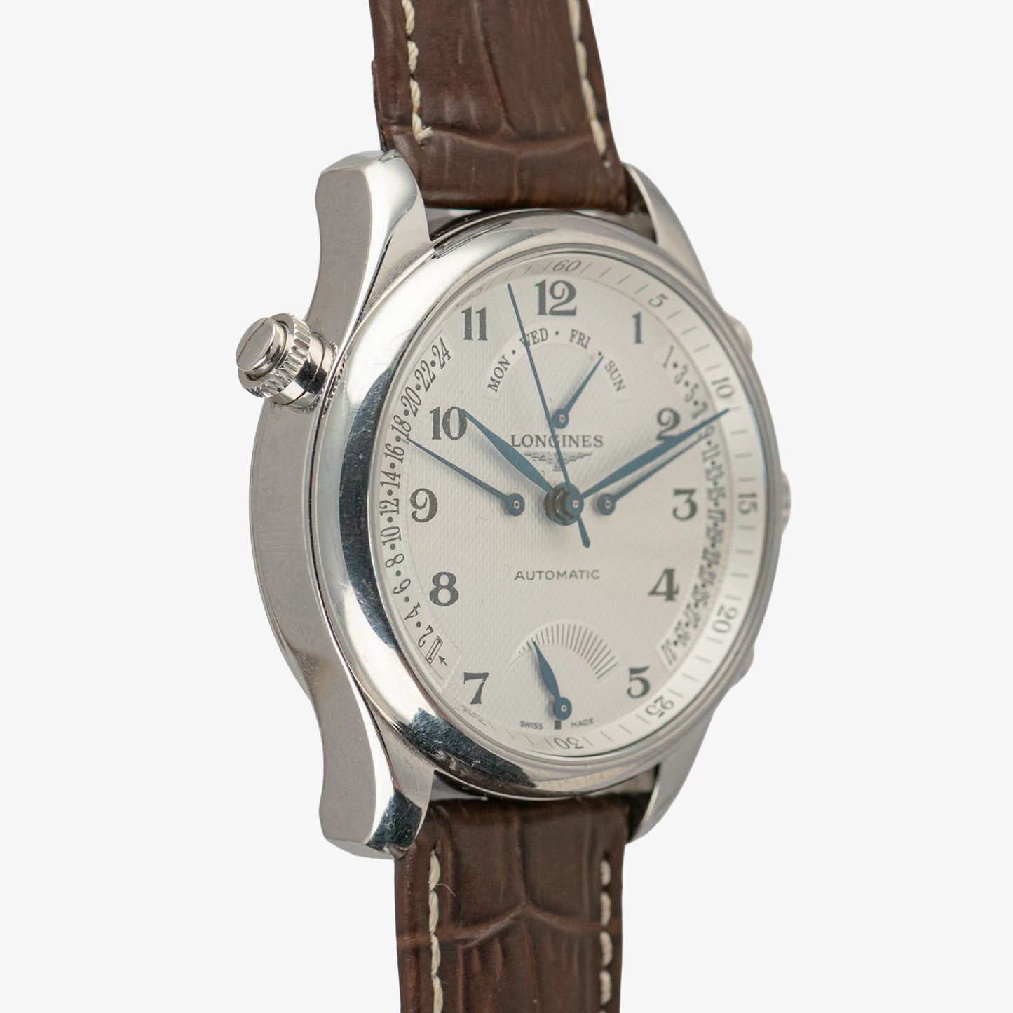 Longines Master Collection Retrograde Silver Dial 41mm