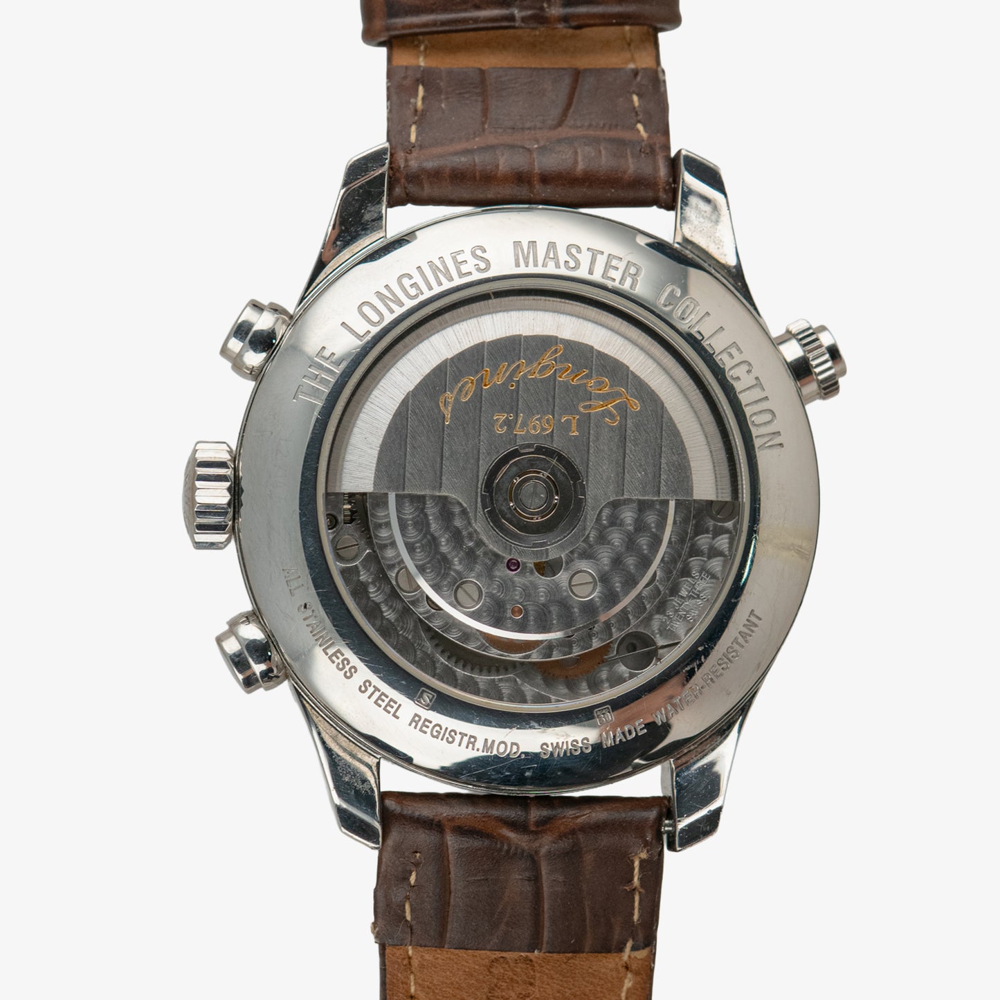 Longines Master Collection Retrograde Silver Dial 41mm