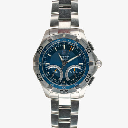 TAG Heuer Aquaracer Chrono Calibre S Blue Dial 43mm