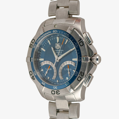 TAG Heuer Aquaracer Chrono Calibre S Blue Dial 43mm