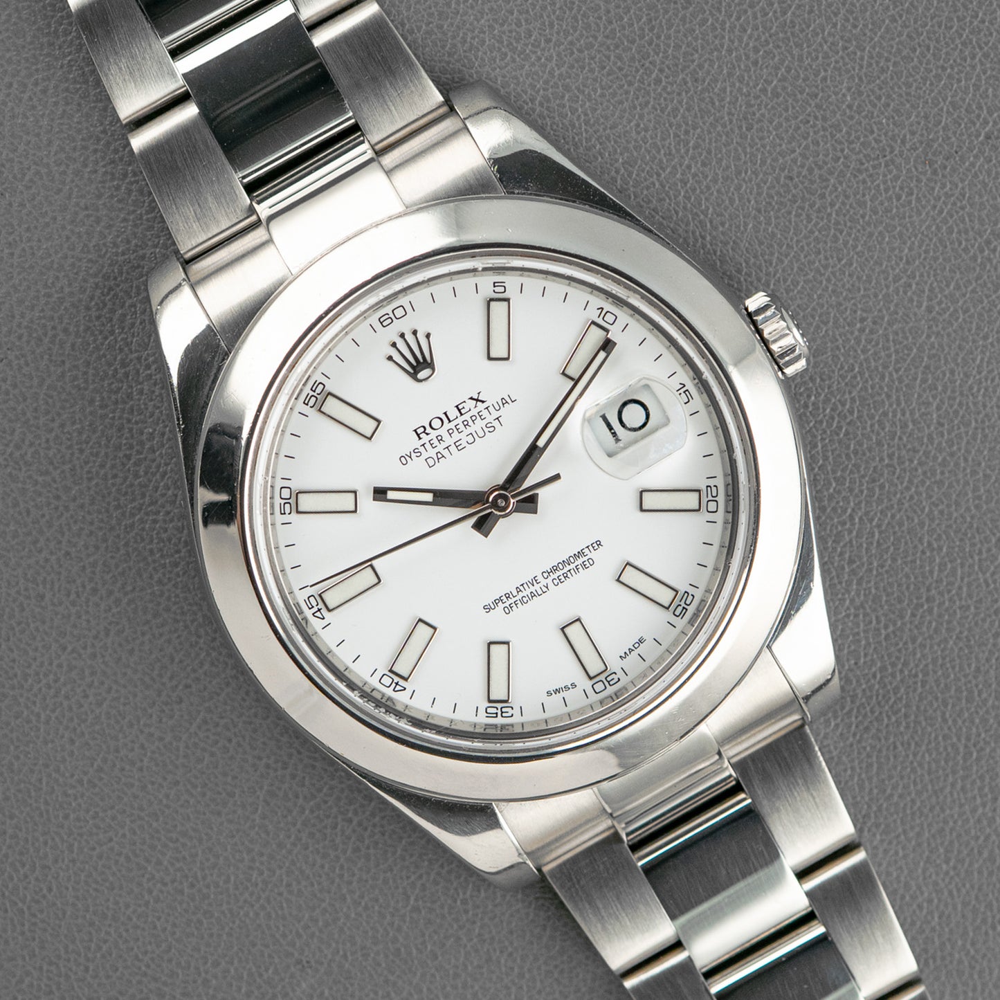 Rolex Datejust II 116300 Automatic White Dial 41mm