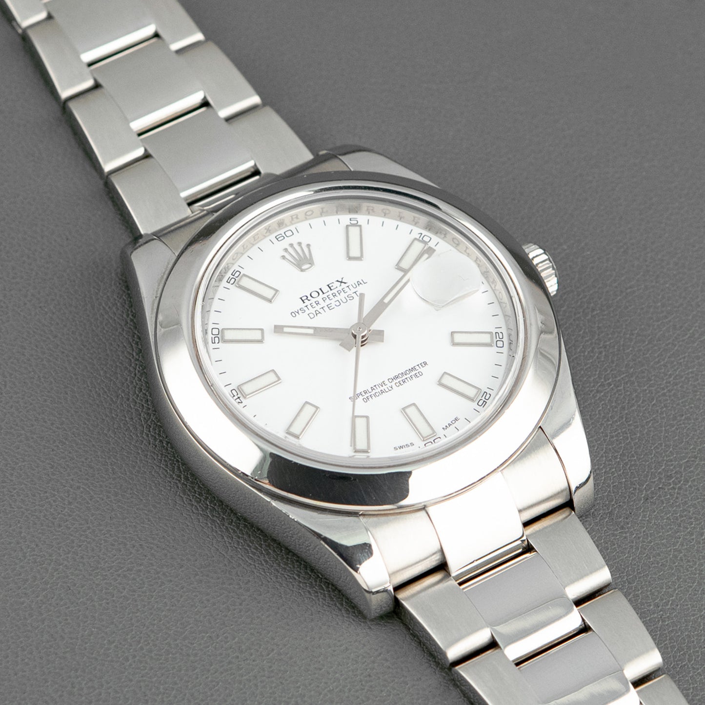 Rolex Datejust II 116300 Automatic White Dial 41mm