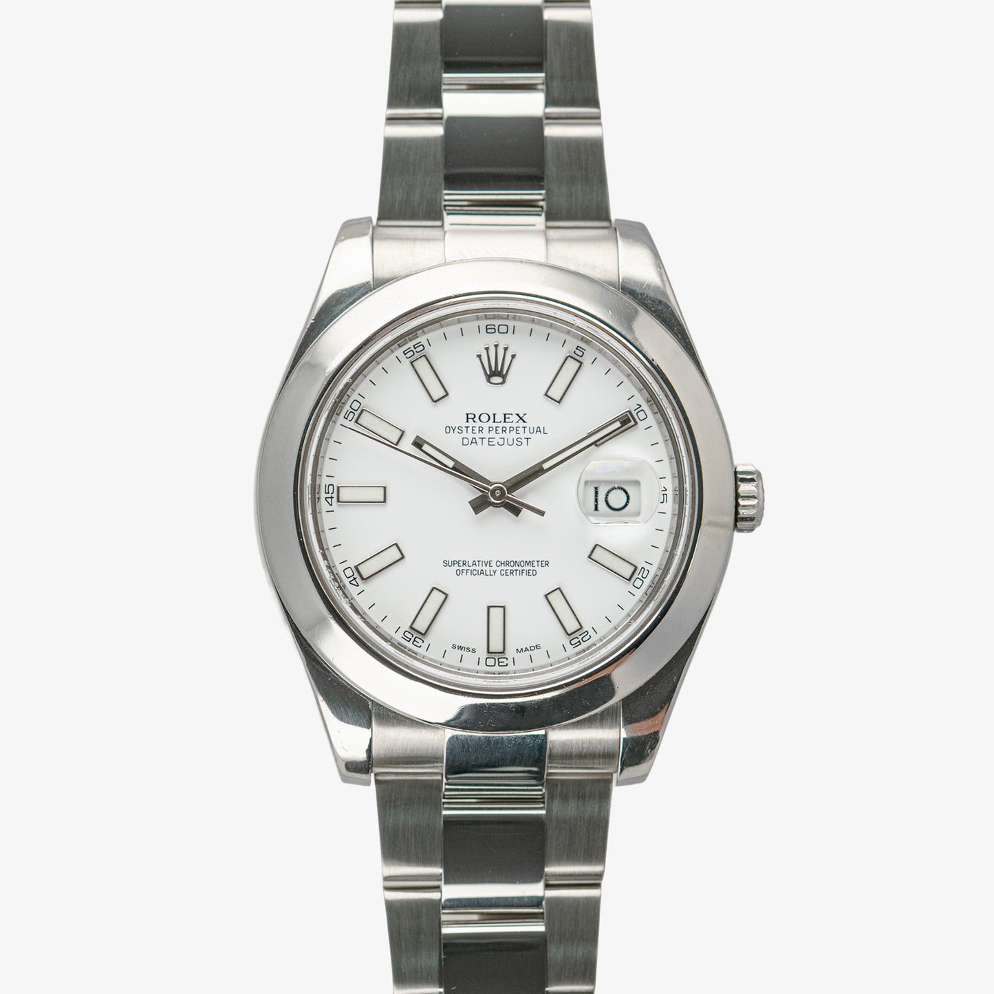 Rolex Datejust II 116300 Automatic White Dial 41mm