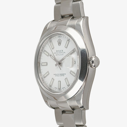 Rolex Datejust II 116300 Automatic White Dial 41mm