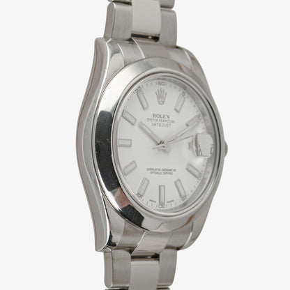 Rolex Datejust II 116300 Automatic White Dial 41mm