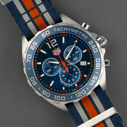 TAG Heuer Formula 1 Chronograph Blue Dial 43mm