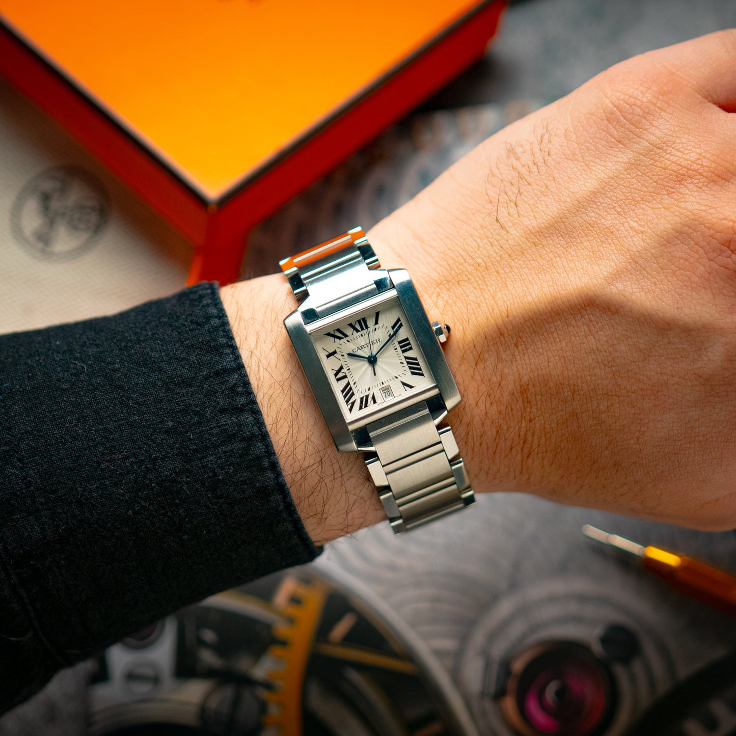 Cartier Tank Française Automatic Large Model 28mm