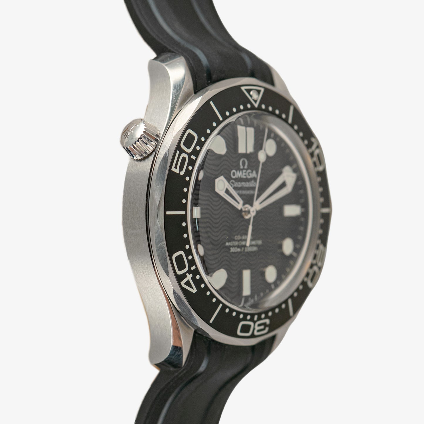 Omega Seamaster Diver 300M Black Dial Rubber 42mm