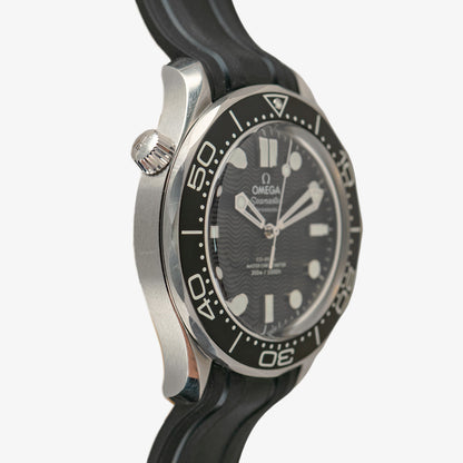 Omega Seamaster Diver 300M Black Dial Rubber 42mm