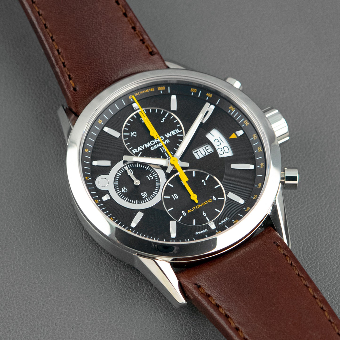 Raymond Weil Freelancer Chronograph Black Dial 42mm