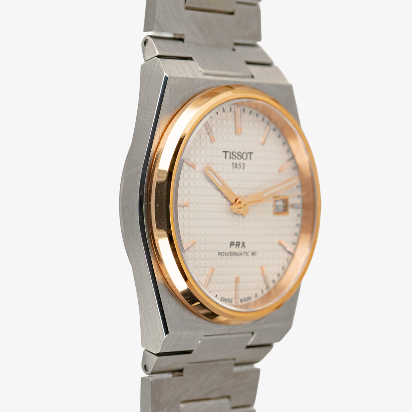 Tissot PRX Powermatic 80 Two-Tone Silver Dial 40mm
