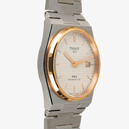 Tissot PRX Powermatic 80 Two-Tone Silver Dial 40mm