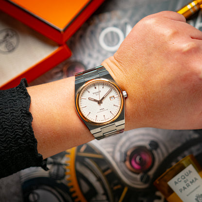 Tissot PRX Powermatic 80 Two-Tone Silver Dial 40mm