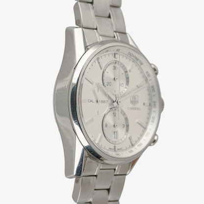 TAG Heuer Carrera Calibre 1887 Chronograph Silver Dial 41mm