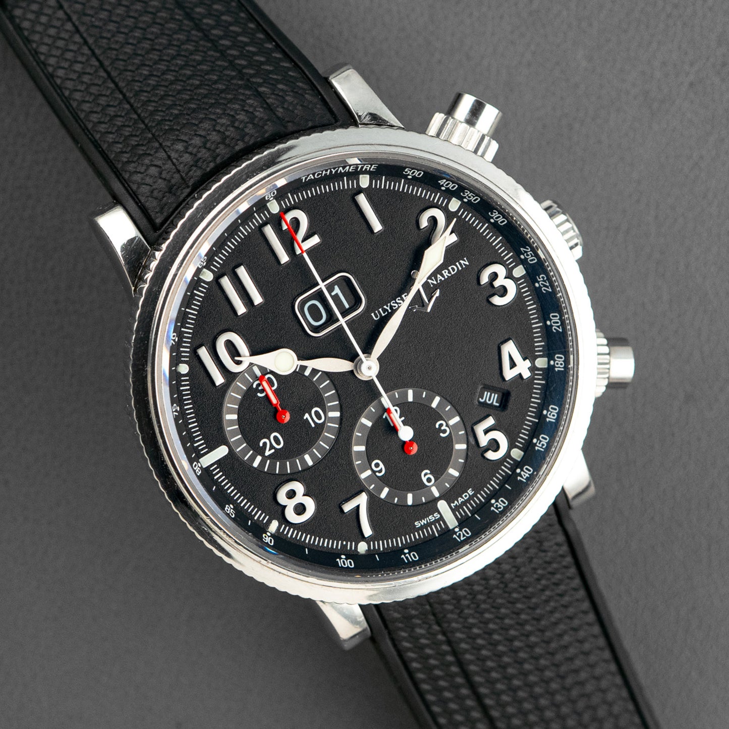 Ulysse Nardin Marine Annual Chronograph Blue Dial 40mm