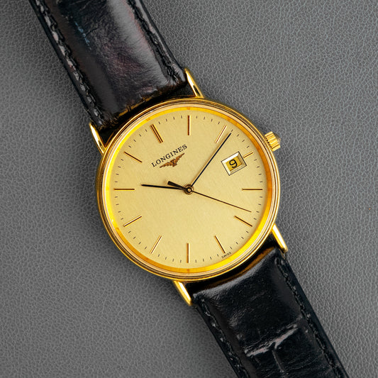 Longines Présence Quartz Champagne Dial 33mm