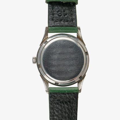 Omega Automatic 2635 Black Gilt Dial Vintage 33mm