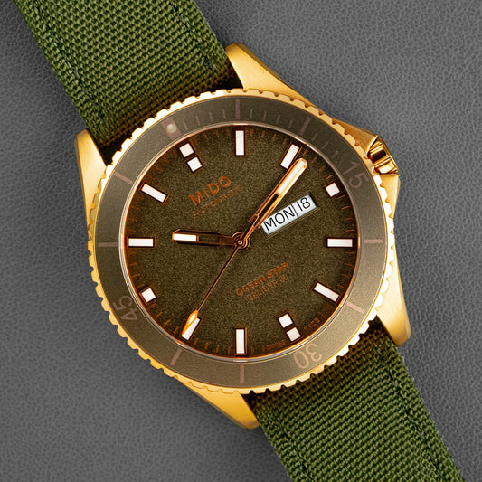 Mido Ocean Star Bronze Automatic Green Dial 42.5mm