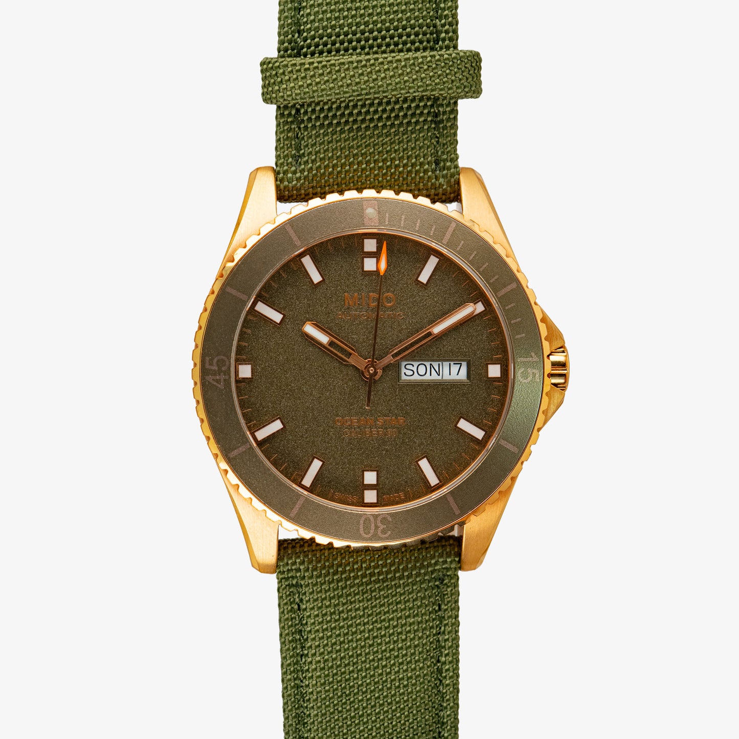 Mido Ocean Star Bronze Automatic Green Dial 42.5mm