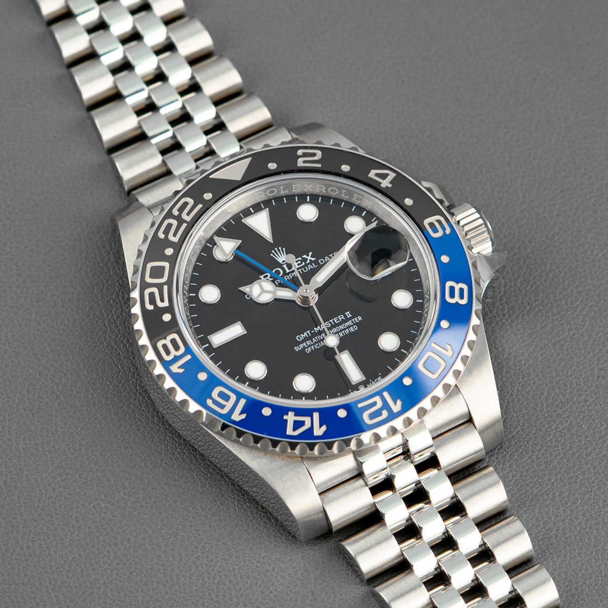 Rolex GMT-Master II "Batgirl" GMT Automatic Black Dial 40mm