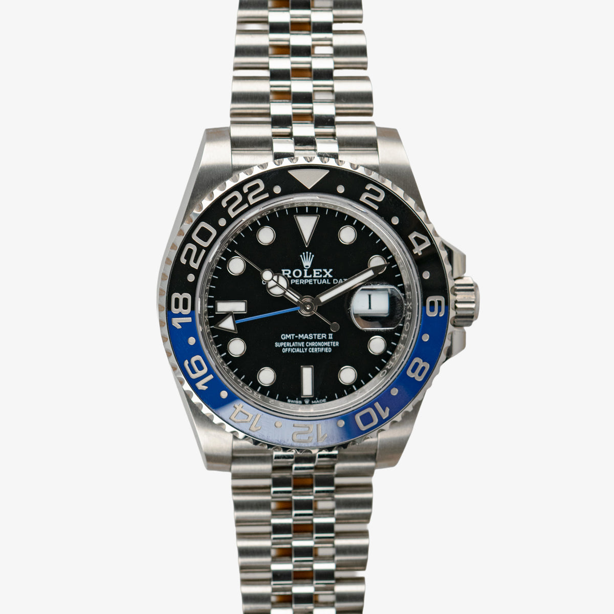 Rolex GMT-Master II "Batgirl" GMT Automatic Black Dial 40mm