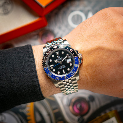 Rolex GMT-Master II "Batgirl" GMT Automatic Black Dial 40mm
