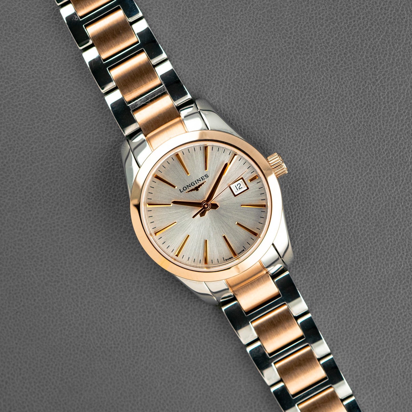Longines Conquest Classic Two-Tone Silver Dial 29.5mm