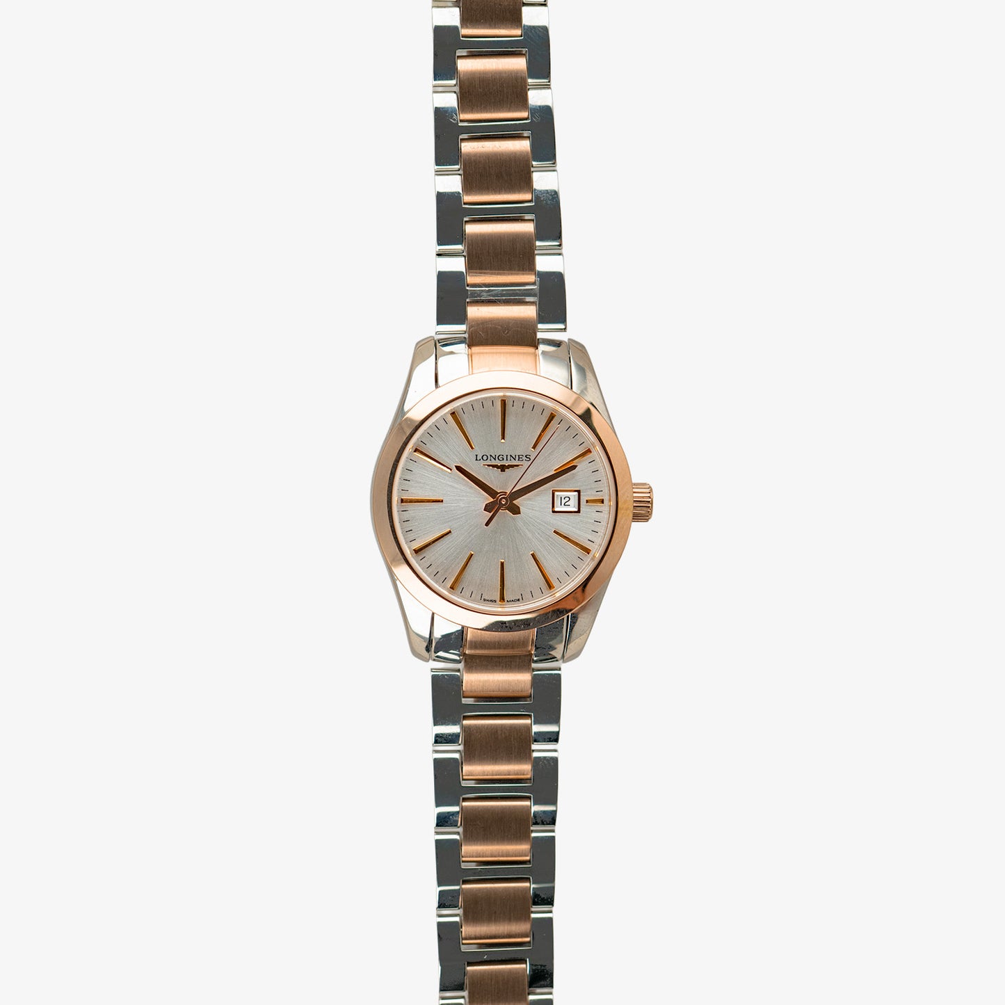 Longines Conquest Classic Two-Tone Silver Dial 29.5mm