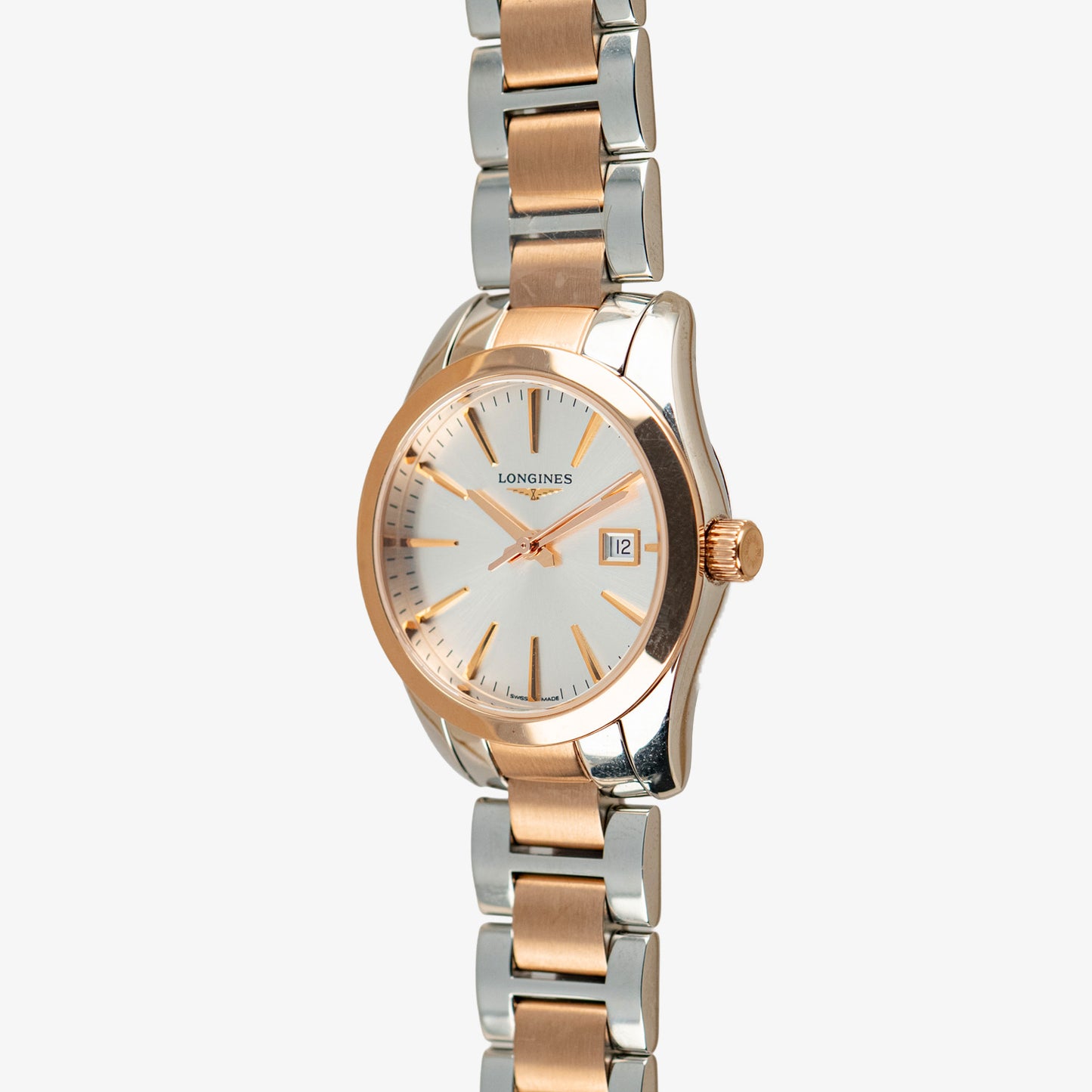 Longines Conquest Classic Two-Tone Silver Dial 29.5mm