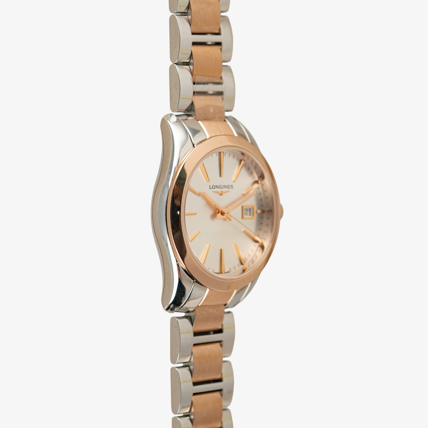 Longines Conquest Classic Two-Tone Silver Dial 29.5mm