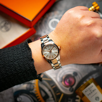 Longines Conquest Classic Two-Tone Silver Dial 29.5mm
