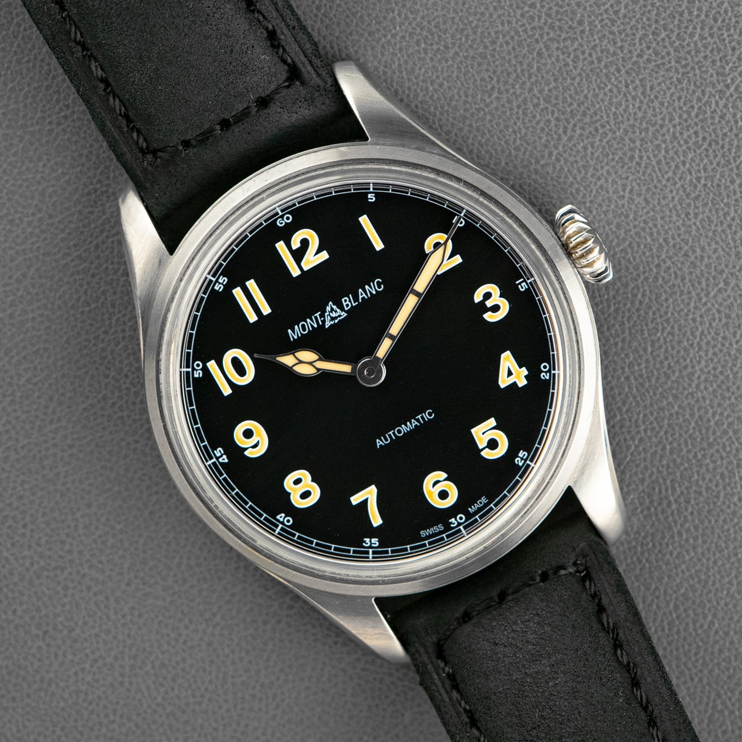 Montblanc 1858 119907 Automatic Black Dial 40mm