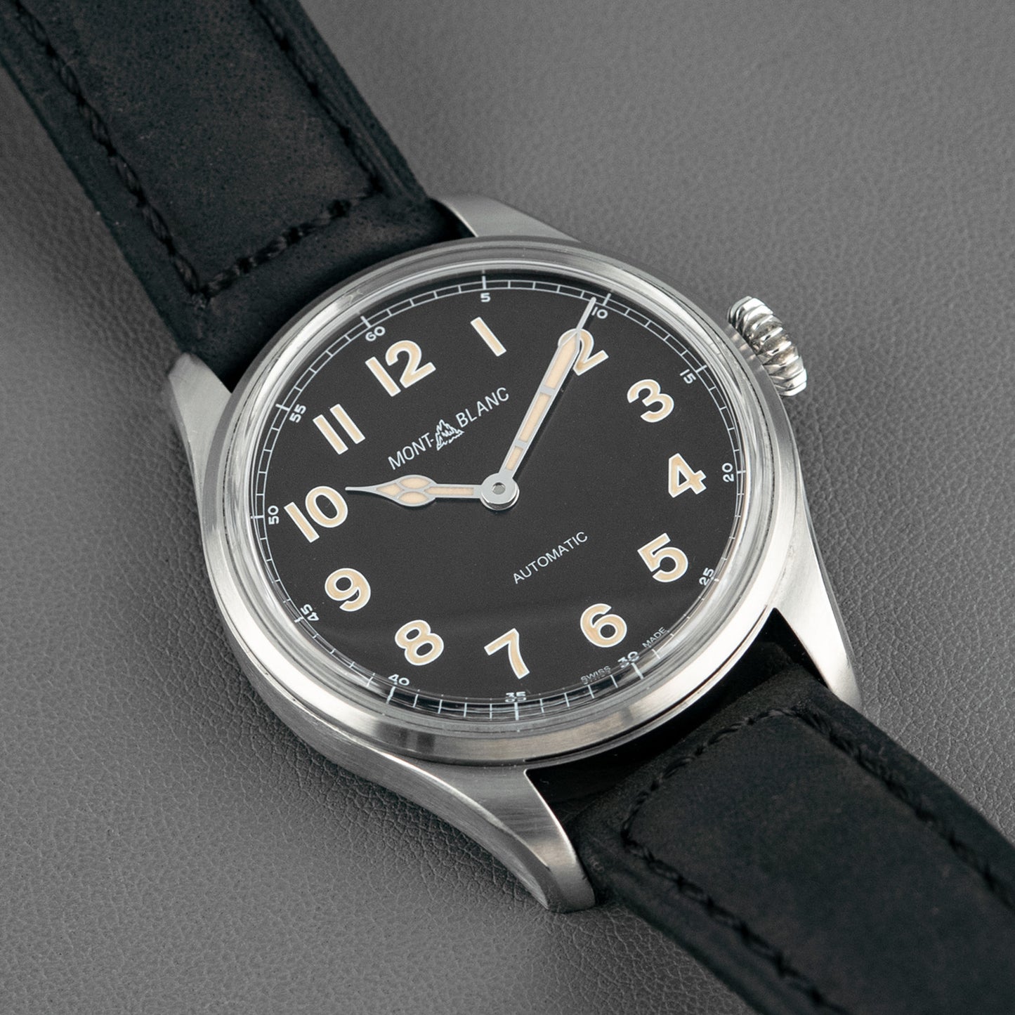 Montblanc 1858 119907 Automatic Black Dial 40mm