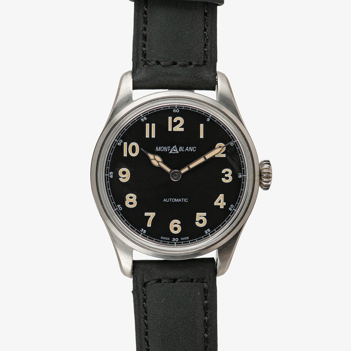 Montblanc 1858 119907 Automatic Black Dial 40mm