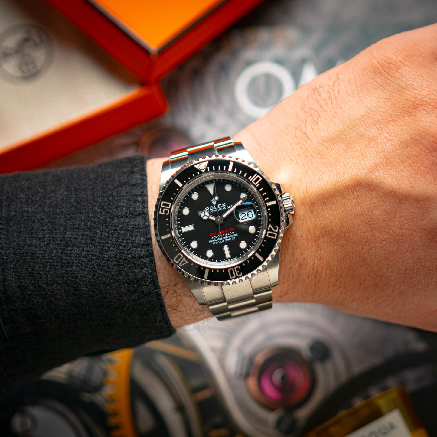 Rolex Sea-Dweller 126600 "Single Red" Black Automatic 43mm