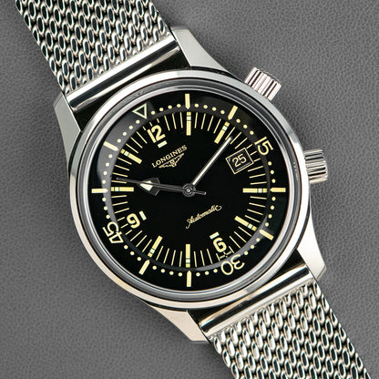 Longines Legend Diver Automatic Black Dial 42mm