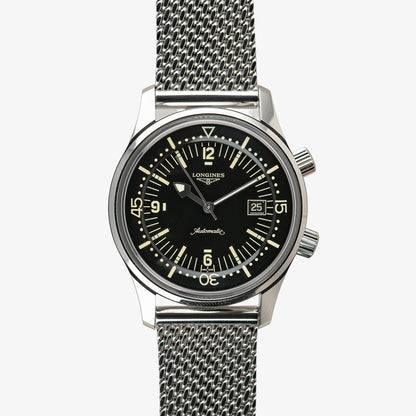Longines Legend Diver Automatic Black Dial 42mm