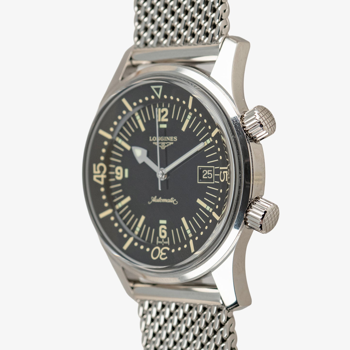 Longines Legend Diver Automatic Black Dial 42mm