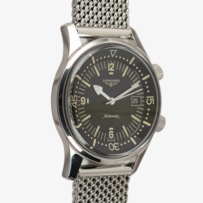 Longines Legend Diver Automatic Black Dial 42mm