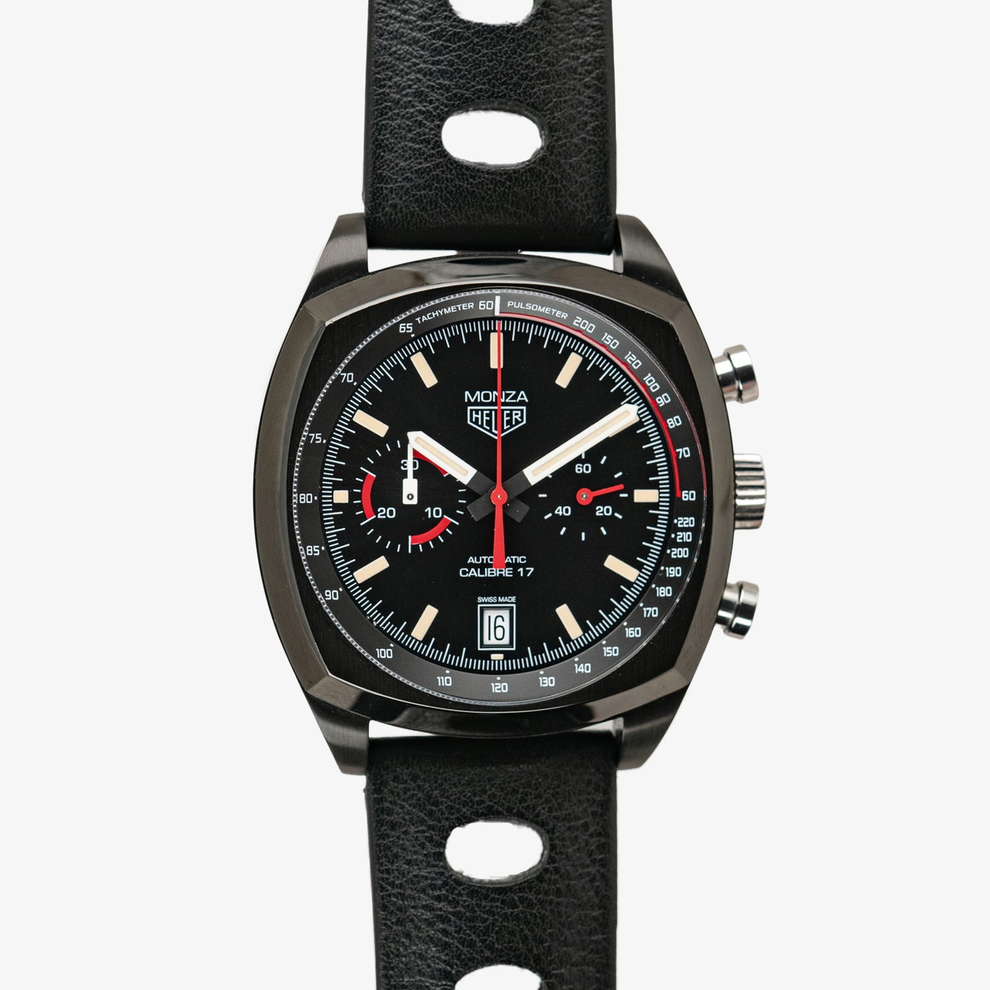 TAG Heuer Monza Calibre 17 Automatic Black Dial 42mm