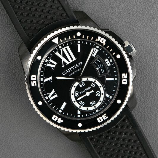 Cartier Calibre de Cartier Diver ADLC Black Dial 42mm