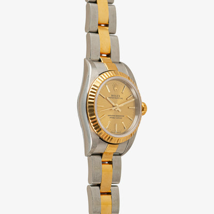 Rolex Oyster Perpetual Lady 76193 Champagne Dial 24mm