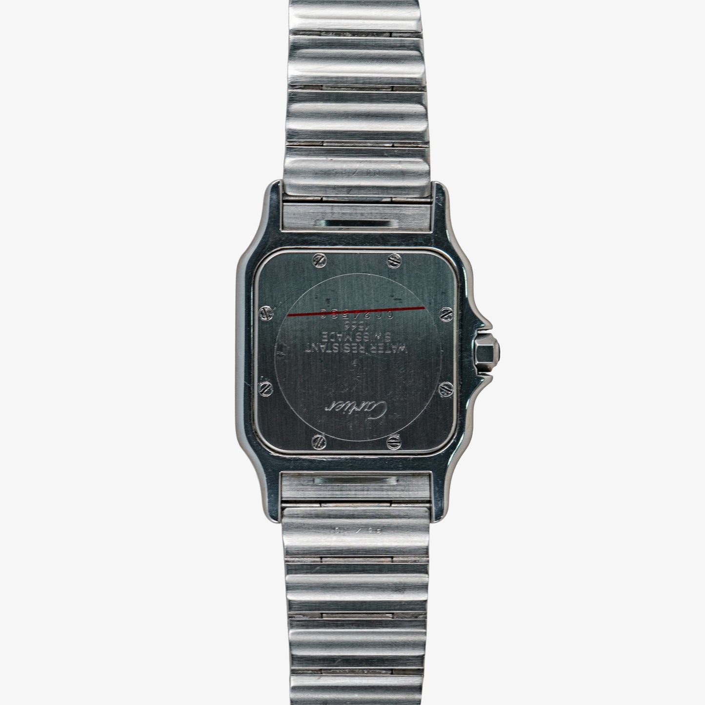 Cartier Santos Galbée Quartz Two Tone Grey Dial 29mm