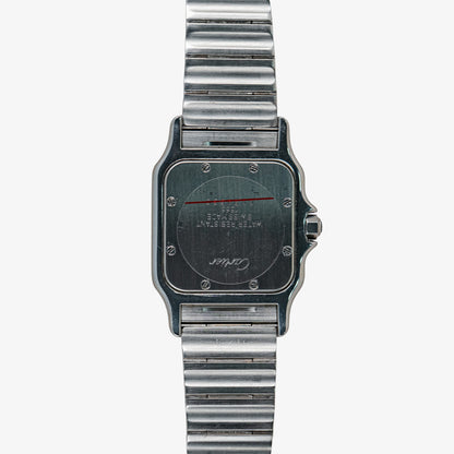 Cartier Santos Galbée Quartz Two Tone Grey Dial 29mm