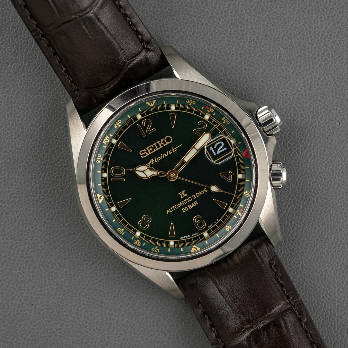 Seiko Prospex Alpinist "3 Days" Green Dial 39.5mm