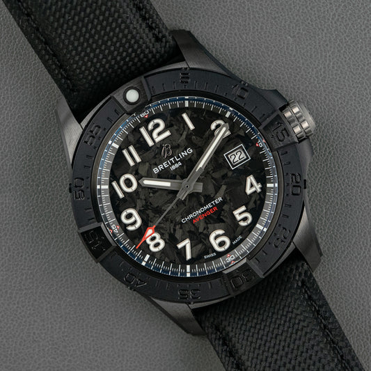 Breitling Avenger Automatic Night Mission Black Carbon Dial 42mm