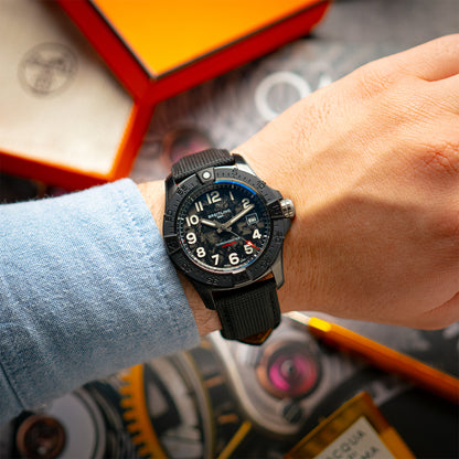 Breitling Avenger Automatic Night Mission Black Carbon Dial 42mm