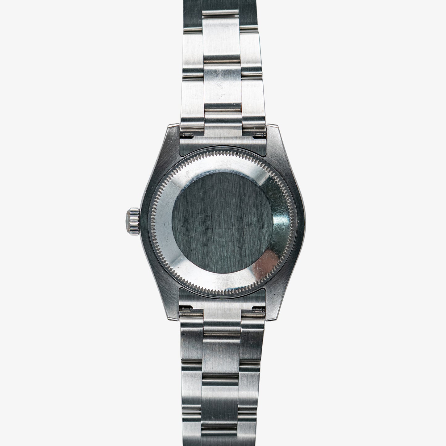 Rolex Oyster Perpetual 177200 Dark Rhodium Roman Dial 31mm