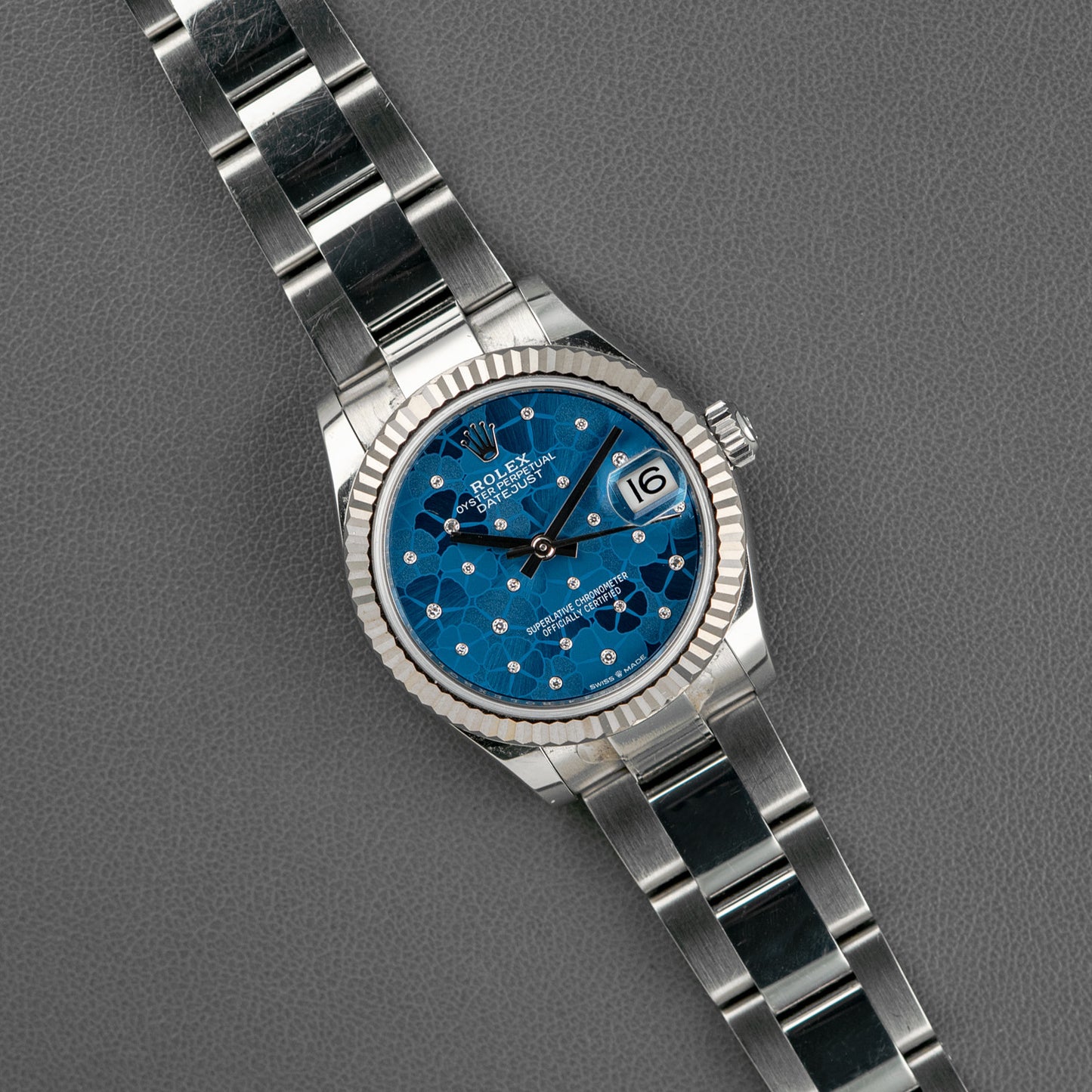 Rolex Datejust 31 278274 Blue Floral Diamond Dial 31mm